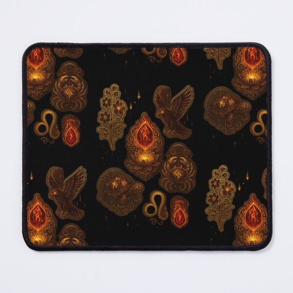 Item preview, Golden Dark Fantasy July Sticker Set designed and sold by BrushAndBreathe.