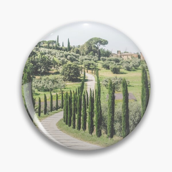 Item preview, Tuscany, Italy I Iconic road lined with cypress trees nature in the hills in a rural landscape of nature Italian countryside with a Mediterranean vibes and pastel aesthetic photography designed and sold by Julie Travel Photography.