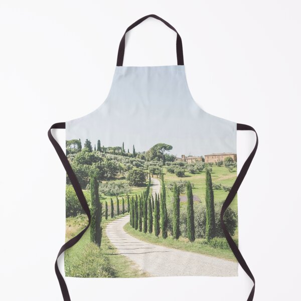 Item preview, Tuscany, Italy I Iconic road lined with cypress trees nature in the hills in a rural landscape of nature Italian countryside with a Mediterranean vibes and pastel aesthetic photography designed and sold by Julie Travel Photography.