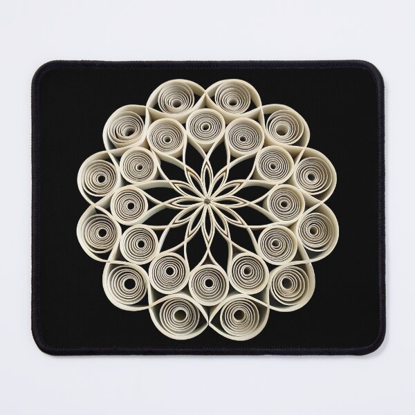 Item preview, Geometric Quilling Abstract Mandala | Modern Paper Coil Art Design designed and sold by VividOrganica.