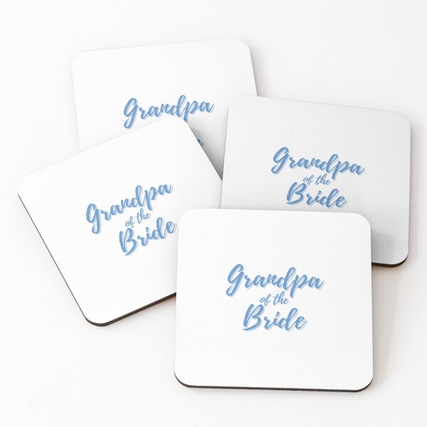 Item preview, Stylish Blue Script Grandpa of the Bride designed and sold by DixieGirlStudio.
