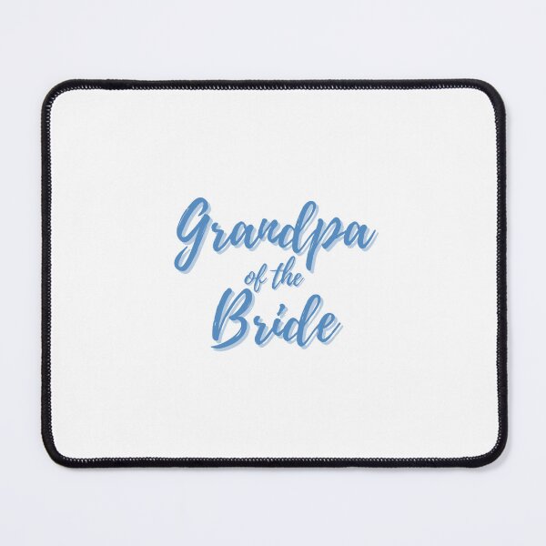 Item preview, Stylish Blue Script Grandpa of the Bride designed and sold by DixieGirlStudio.