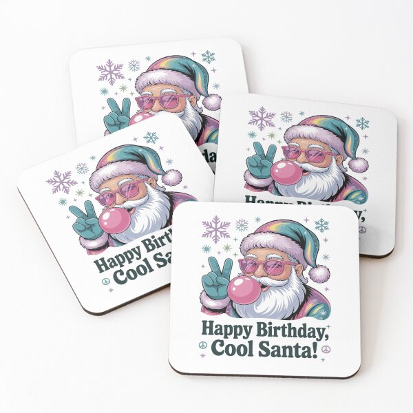 Item preview, Holographic Groovy Funny Santa Xmas Blowing Bubble designed and sold by FranzFriesen.