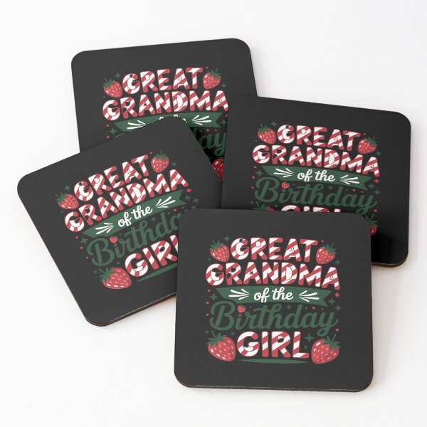 Item preview, Great Grandma Of The Birthday Girl Strawberry Themed B-day designed and sold by HaileyRobel.