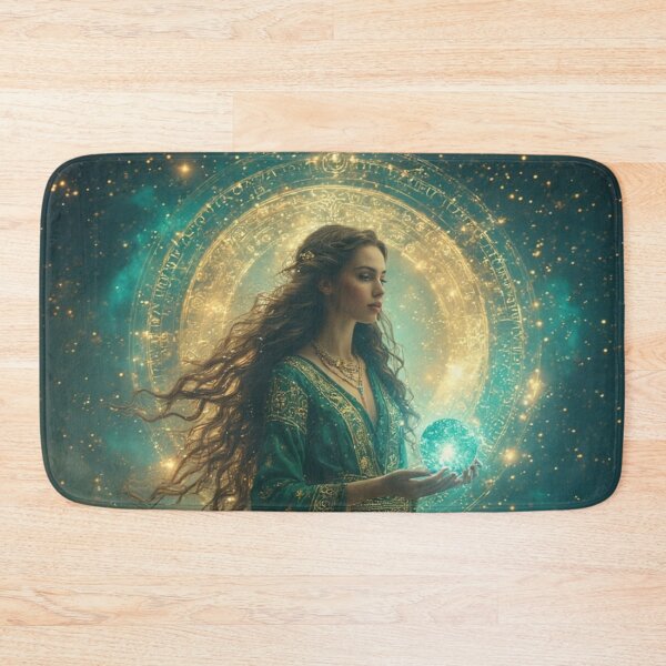 Item preview, Celestial Oracle Art - Mystical Starlit Print for Spiritual Visionaries designed and sold by Eden Underground Radio (Official Merch).