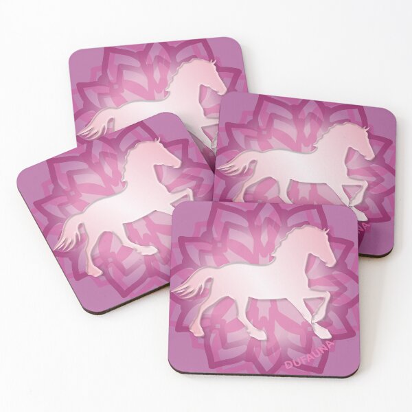 Item preview, Pink Mandala Horse designed and sold by DuFauna.