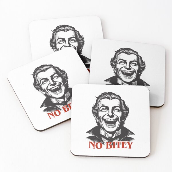 Item preview, No Bitey – Funny Dracula Vampire Halloween Design designed and sold by Butter Creative.