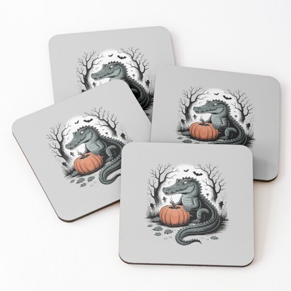 Item preview, Crocodile and Candle Pumpkin designed and sold by Qwibbo.