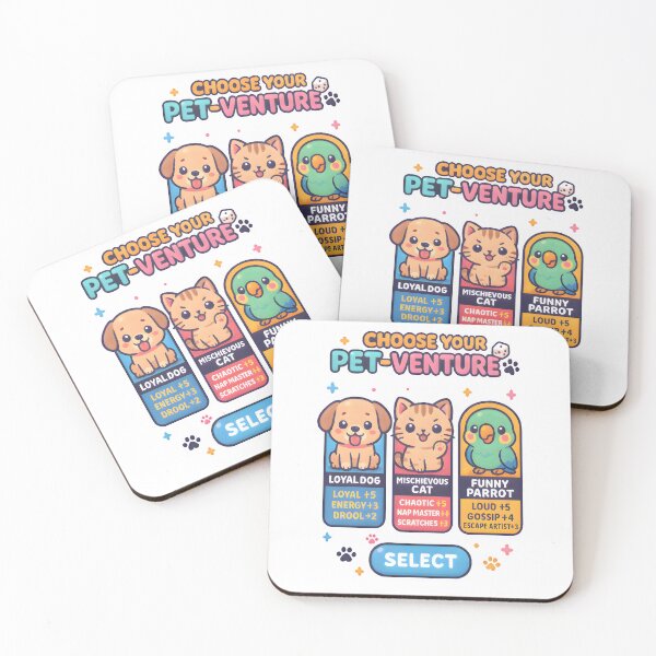 Item preview, Choose Your Pet-venture – Funny Vet Gaming Design designed and sold by Bettybee00.