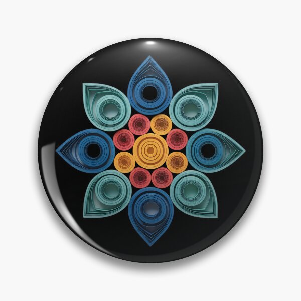 Item preview, Quilled Floral Bouquet in Hand Silhouette | Colorful Paper Art Design designed and sold by VividOrganica.