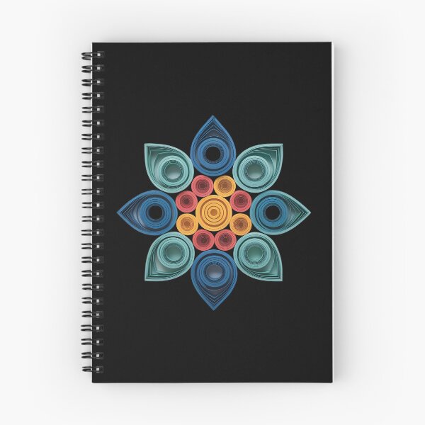 Item preview, Quilled Floral Bouquet in Hand Silhouette | Colorful Paper Art Design designed and sold by VividOrganica.