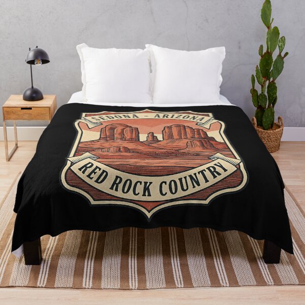 Item preview, Sedona Arizona – Red Rock Country Vintage Badge designed and sold by PostersMode.