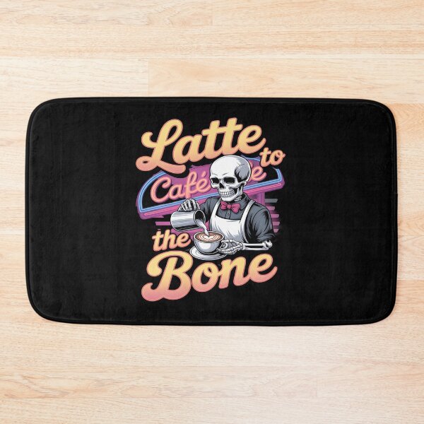 Item preview, caffeine skeleton - gothic barista - spooky latte - skull lover - skeleton caffeine - coffee fueled skeleton - horror coffee - cold brew skeleton designed and sold by JansenGS.