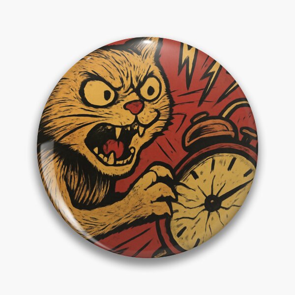 Item preview, Angry Cat vs Alarm Clock designed and sold by Thanabordee.