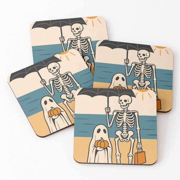 Item preview, Beach Day with Skeleton Friends designed and sold by Design-Illusi0n.