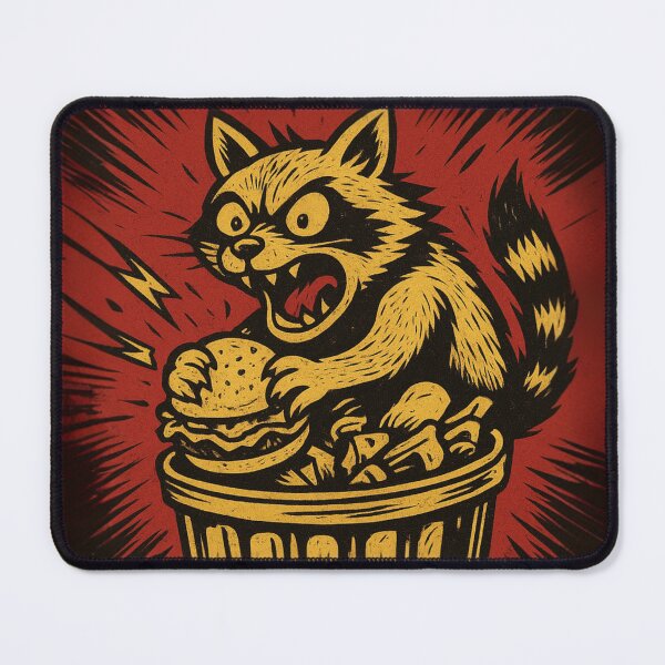 Item preview, Greedy Raccoon Trash Can Chaos designed and sold by Thanabordee.