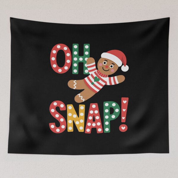 Item preview, Gingerbread Man Oh Snap Christmas Cookie Baking Team designed and sold by MinaReinger.