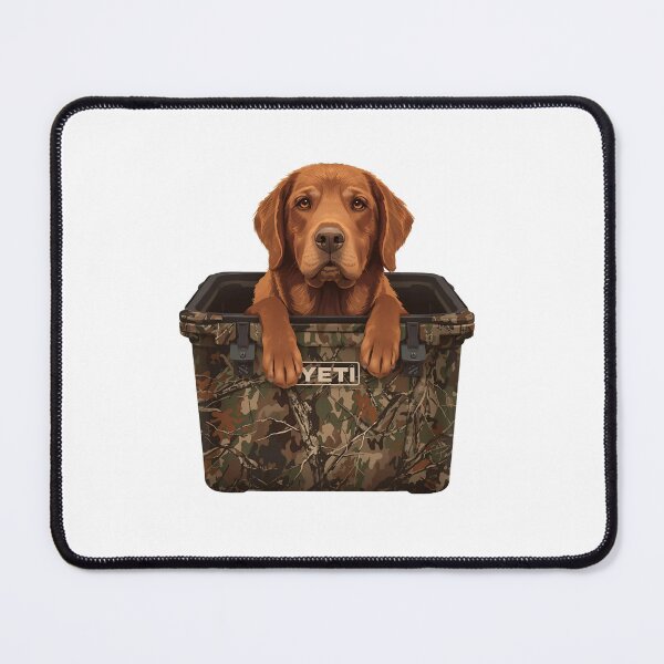 Item preview, Loyal Companion, Rugged Style: Red Lab in YETI Cooler designed and sold by StellasRealm.