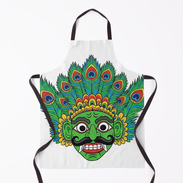 Item preview, Mayura Raksha Peacock Demon Sticker - Peace & Prosperity designed and sold by bloomling.