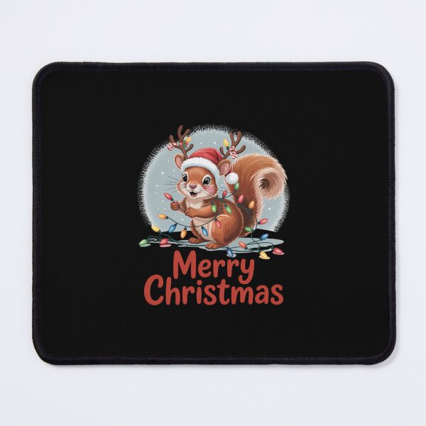 Item preview, Funny Christmas Squirrel Lights Reindeer Christmas designed and sold by FranzFriesen.