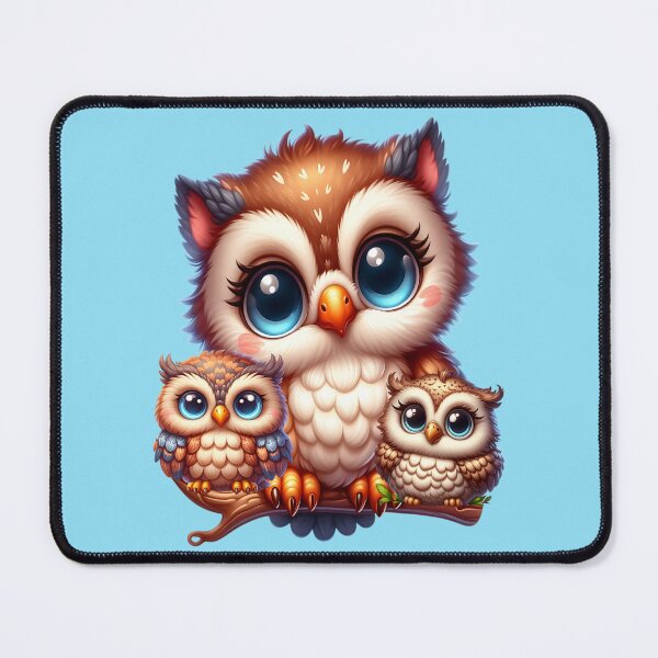 Item preview, Fantasy owl with her chicks designed and sold by LoneAngel.