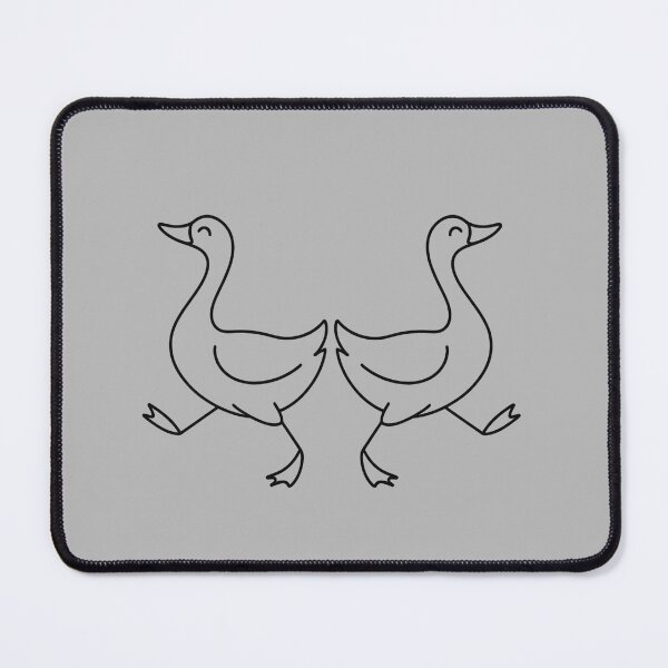 Item preview, Dancing Twin Ducks Minimalist Line Art designed and sold by Dewer Shop.