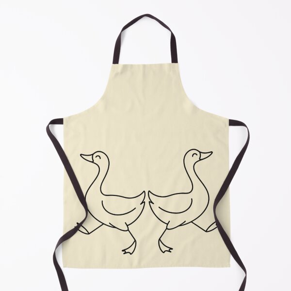 Item preview, Dancing Twin Ducks Minimalist Line Art designed and sold by Dewer Shop.