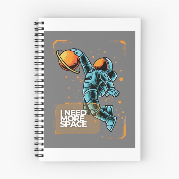 Item preview, I Need More Space — Funny Astronaut Streetwear Graphic Tee designed and sold by NewDesignForUS.