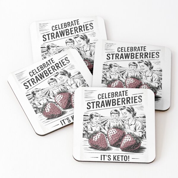 Item preview, Celebrate Strawberries — Vintage Keto Farm Harvest designed and sold by Loving Nature Gifts.