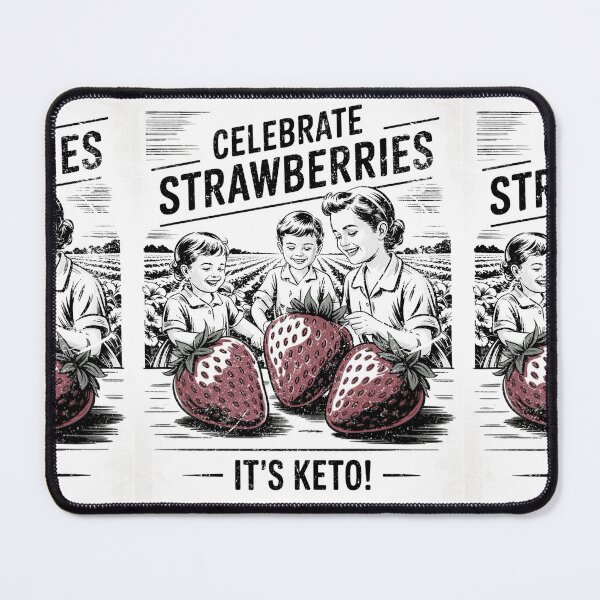 Item preview, Celebrate Strawberries — Vintage Keto Farm Harvest designed and sold by Loving Nature Gifts.