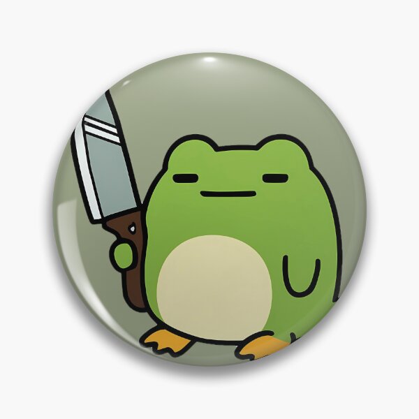 Item preview, Funny Frog with Knife designed and sold by Design-Illusi0n.