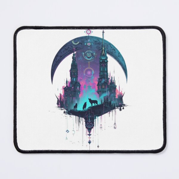 Item preview, The Moon Tarot — Neon Gothic Vision designed and sold by AlexLineArt.