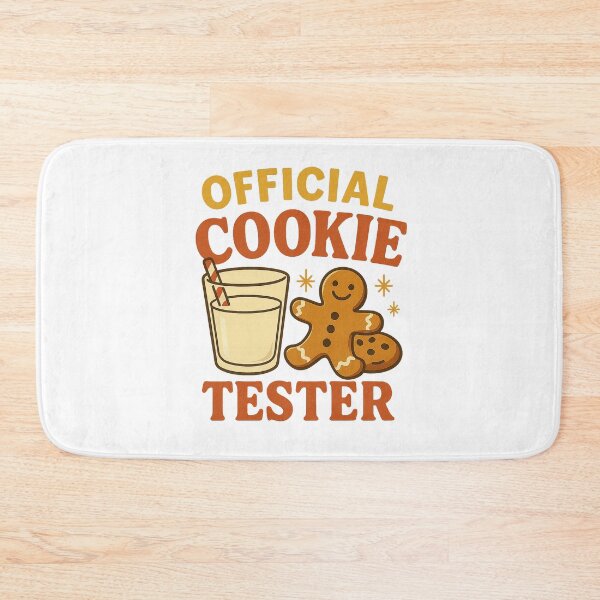 Item preview, Official Cookie Tester – Funny Retro Christmas Baking Typography Design designed and sold by FluffyCreative.