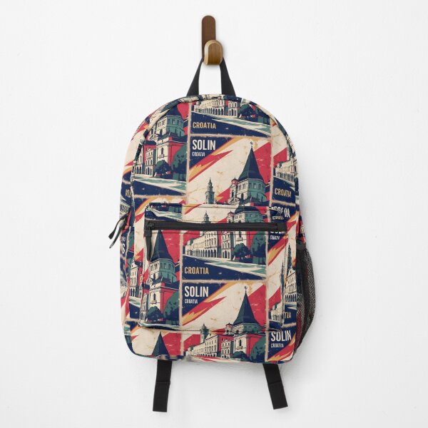 Item preview, Solin Croatia 1950s Vintage Travel Tourism designed and sold by TravelersGems.