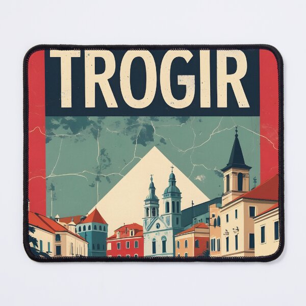 Item preview, Trogir Croatia 1950s Vintage Travel Tourism designed and sold by TravelersGems.