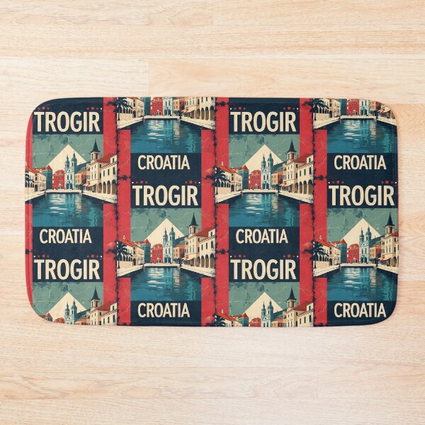 Item preview, Trogir Croatia 1950s Vintage Travel Tourism designed and sold by TravelersGems.