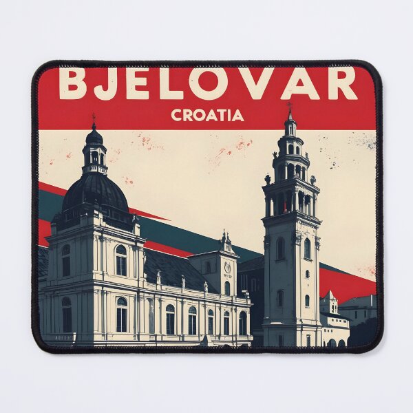 Item preview, Bjelovar Croatia 1950s Vintage Travel Tourism designed and sold by TravelersGems.