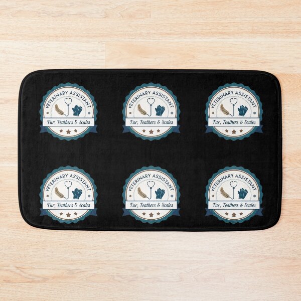 Item preview, Veterinary Assistant Classic Badge – Fur, Feathers & Scales Emblem Design designed and sold by VividOrganica.