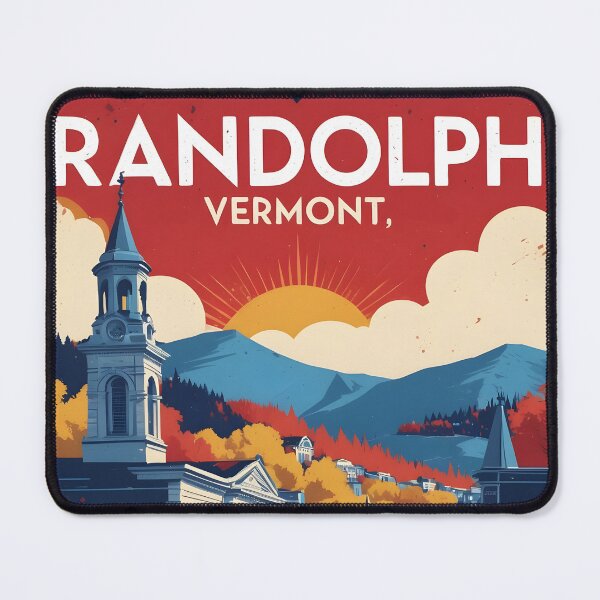 Item preview, Randolph Vermont 1950s USA Vintage Travel Tourism designed and sold by TravelersGems.