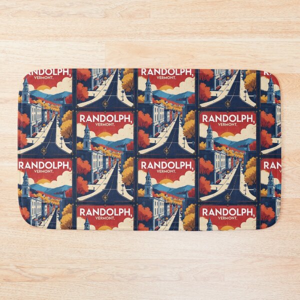 Item preview, Randolph Vermont 1950s USA Vintage Travel Tourism designed and sold by TravelersGems.