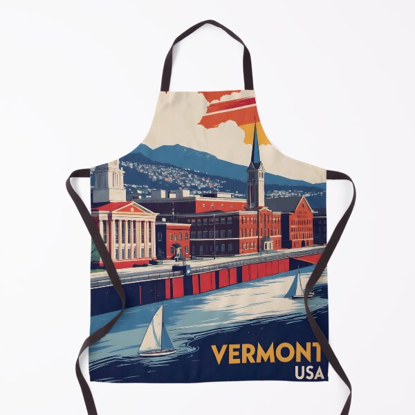 Item preview, Burlington Vermont 1950s USA Vintage Travel Tourism designed and sold by TravelersGems.
