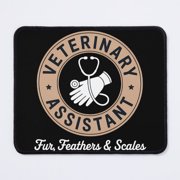 Item preview, Veterinary Assistant Classic Badge – Fur, Feathers & Scales Emblem Design designed and sold by VividOrganica.