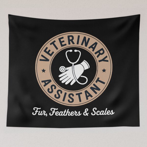 Item preview, Veterinary Assistant Classic Badge – Fur, Feathers & Scales Emblem Design designed and sold by VividOrganica.