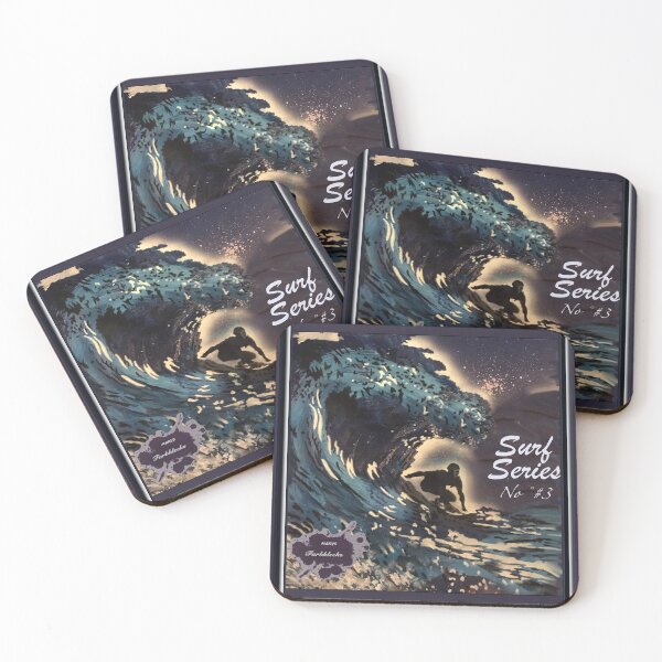Item preview, Portrait of a surfer designed and sold by marysfarbklecks.