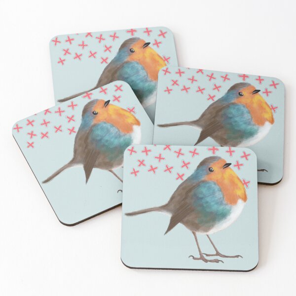 Item preview, Robin & crosses  designed and sold by PumpkinStudioPL.