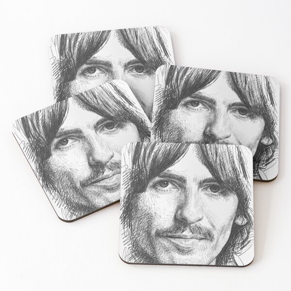Item preview, George Harrison sketch n3 designed and sold by Dario Lo Iacono Artista.