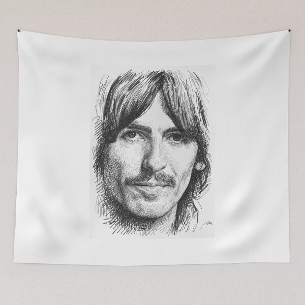Aperçu de l'œuvre Croquis de George Harrison n°3 créée et vendue par Dario Lo Iacono Artista.
