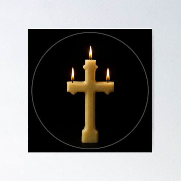 Item preview, Candle crucifix. designed and sold by moths-minor.