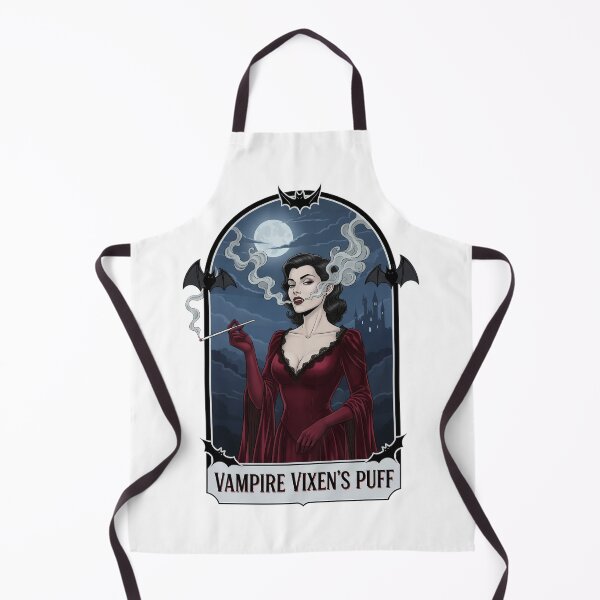 Item preview, Vampire Vixens Puff – Seductive Gothic Beauty in Moonlit Castle. designed and sold by Spark2Seduction.