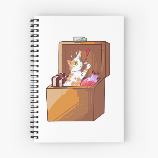 Item preview, Cat escaping a Minecraft chest designed and sold by LinIsDrawing.